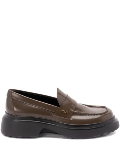Tod's penny-leather loafers Brown XXW74L0JL00SHA