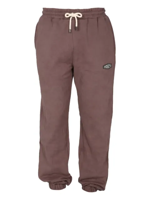 MOUTY logo-patch track pants Brown JO01AH2106