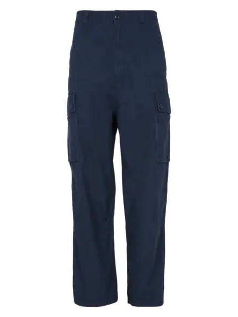 Nigel Cabourn cargo straight-leg trousers Blue NCOSAW21P55