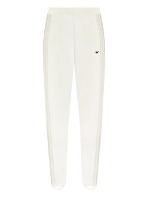 adidas side-stripe track pants White JW7313
