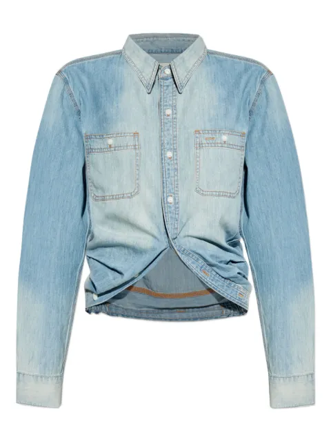 R13 double-pocket denim shirt Blue R13WD185D351A