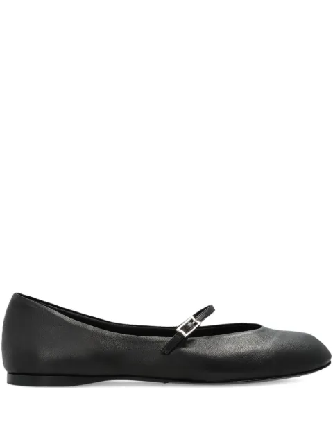 Max Mara buckle-strap leather ballet flats 2524526311600