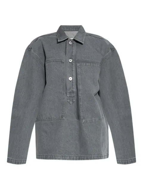 JW Anderson button-fastening patch-pocket shirt Grey DS0015PG1837906