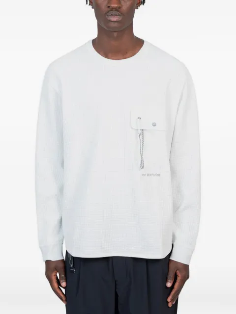 and Wander long-sleeve sweatshirt White 5744284168030