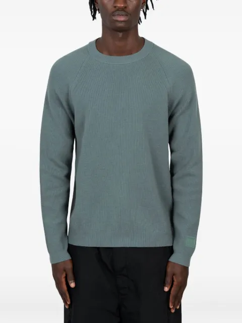 C.P. Company crew-neck cotton sweater Blue 19CLKN029A110427A