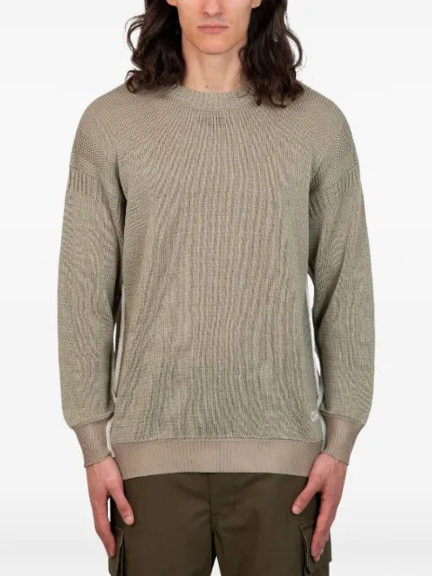 Comme des Garçons Homme crew-neck sweater Neutrals HMN003SEIGEGREEN