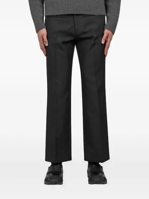 Courrèges pressed-crease trousers Black 324CPA249PL0056