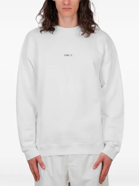 OAMC cotton sweatshirt White 24E28OAJ28101