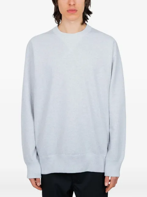 Comme des Garçons Homme button-detail crew-neck sweatshirt Blue HOT004051