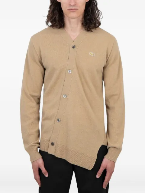 Comme Des Garçons Shirt buttoned ribbed shirt Neutrals FLN005
