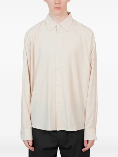 Vous Décidez check-pattern long-sleeve shirt Neutrals CREAMCHESSCHECK