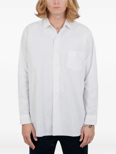 BEAMS PLUS classic-collar cotton shirt White 3811235139