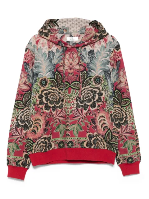 ETRO floral-print hoodie Red MRMB0034AK950