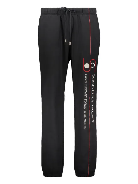 MR. SATURDAY cotton track pants Black MSPS241611