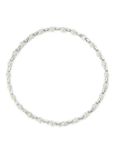 Hatton Labs pearl-embellished chain necklace Silver HLW4C21MN