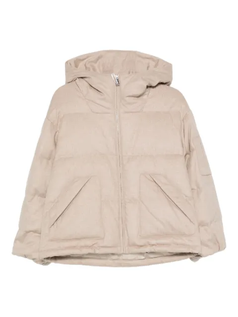 Liska hooded quilted jacket Neutrals 661721