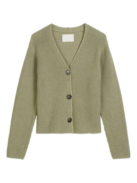 Marc O'Polo button-front ribbed cardigan Green 506605961069