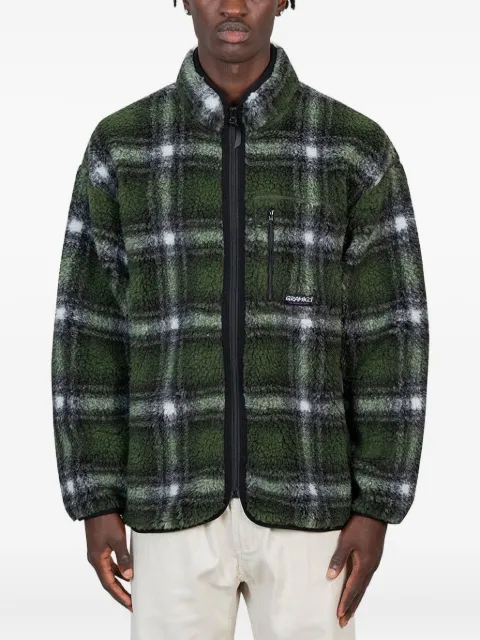 Gramicci plaid fleece jacket Green G4FUJ135