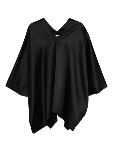 The Row V-neck asymmetric top Black 8901W3852