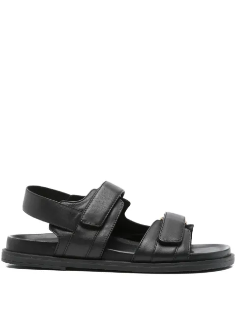 Geox Adelash double-strap leather sandals Black D55YWC000TUC9999