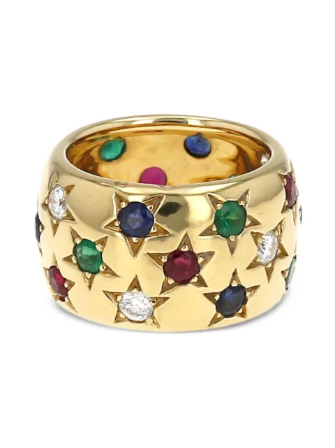 Cartier yellow gold Sleeve stones and diamonds ring Gold 421201