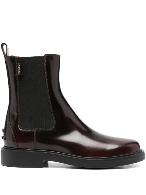 Tod's ankle boots with logo Red XXW20L0IQ40AKT