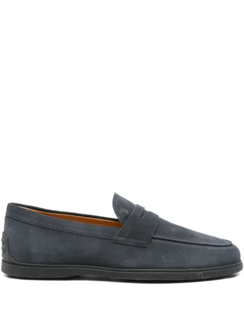 Tod's penny-bar suede loafers Blue XXM78L0JM60RE0
