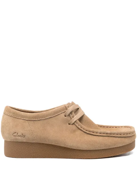 Clarks Wallabee suede lace-up derby shoes Neutrals CL26174747