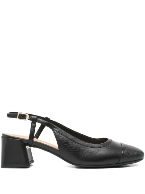 Clarks 45mm Nyta45 slingback block-heel pumps Black CL26181320