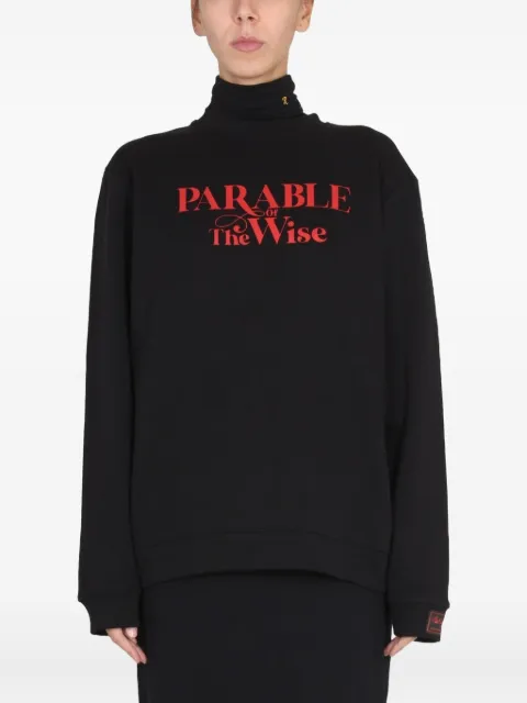 Raf Simons round-neck sweatshirt Black 222165E190040099