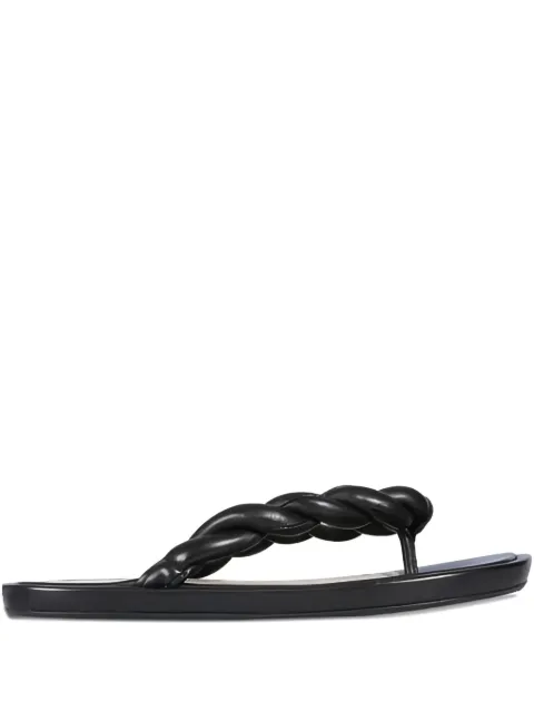 RED(V) open-toe sandals Black XQ0S0H18LFL0NO