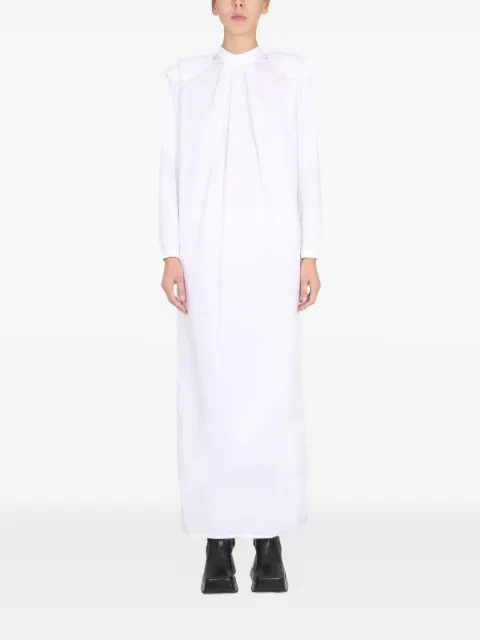 Raf Simons ruffled maxi dress White 222W450100000010