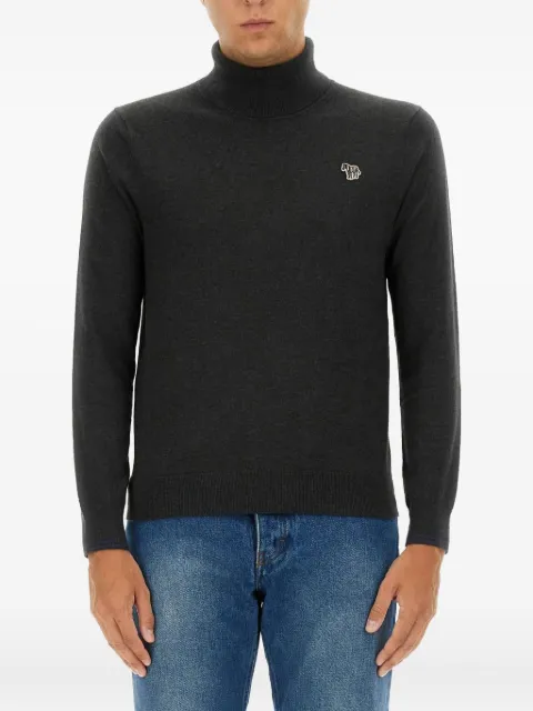 PS Paul Smith zebra turtleneck sweater Grey M2R532XZN22226