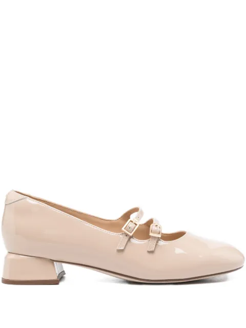 Clarks 30mm Daiss buckled block-heel pumps Neutrals CL26181313