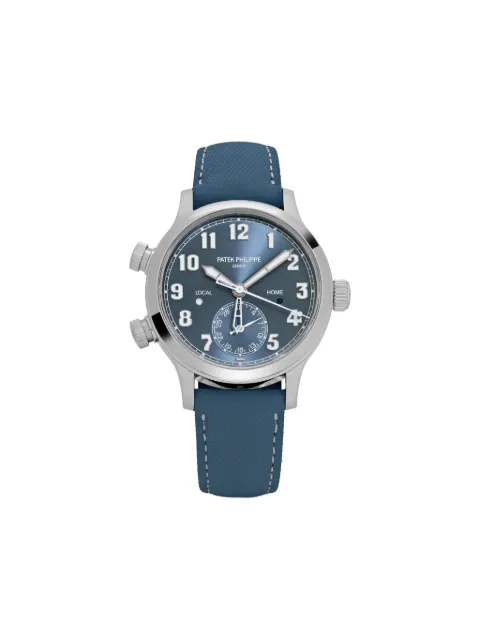 Patek Philippe Pre-Owned 2019 unworn Calatrava Singapore Edition 38mm Blue 7234A001