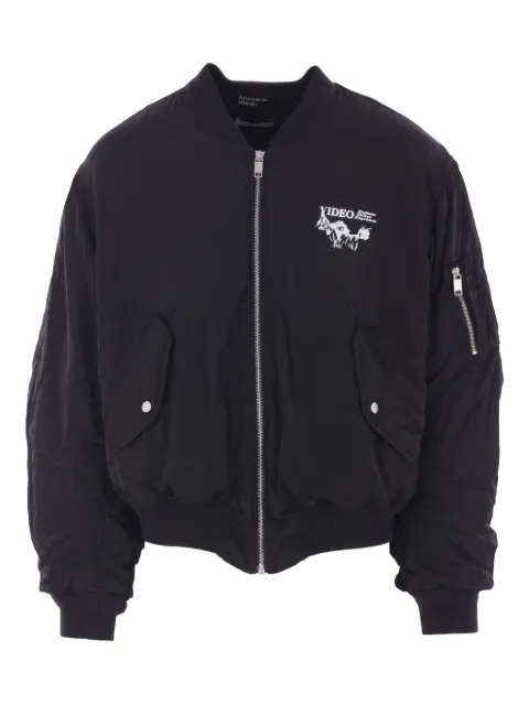 Enfants Riches Déprimés Video graphic-print bomber jacket Black 030535BLACK