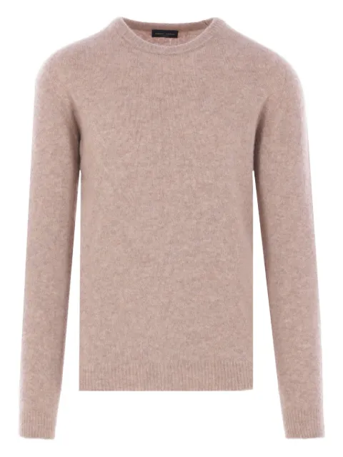 Roberto Collina crew-neck wool sweater Neutrals 253M32001