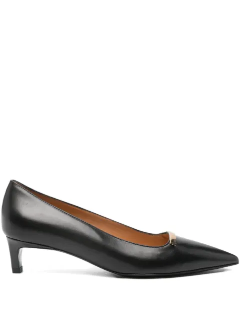 Tod's 40mm pointed-toe leather pumps Black XXW80L0JN10BSS