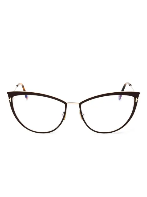 TOM FORD Eyewear cat-eye glasses Black FT5877B046