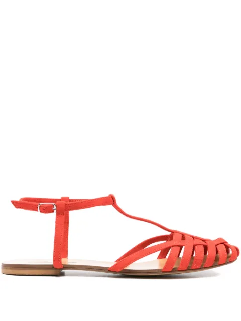 Anna F. 512 T-bar sandals Orange 512