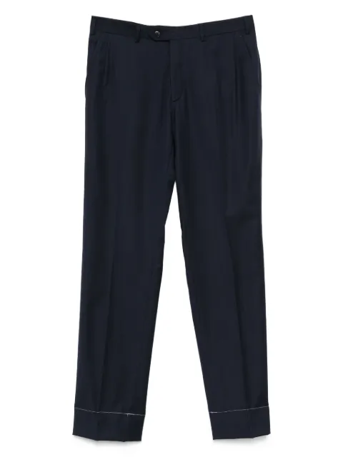 Brioni pleated trousers Blue RPC60NPBA44