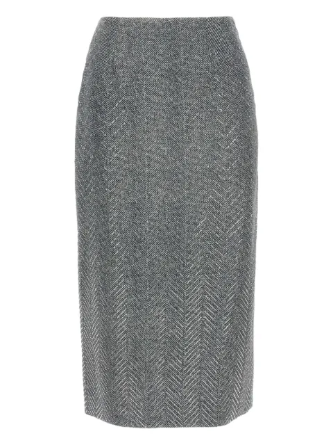 Ermanno Scervino rhinestone-embellishment pencil skirt Grey D472O303CTUIWS4706