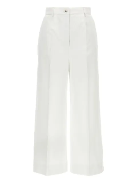 Dolce & Gabbana double-darts high-waisted trousers White FTCC2TGDDAQ