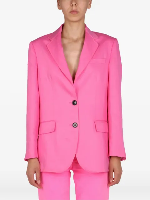 MSGM single-breasted blazer Pink 3242MDG10422730713