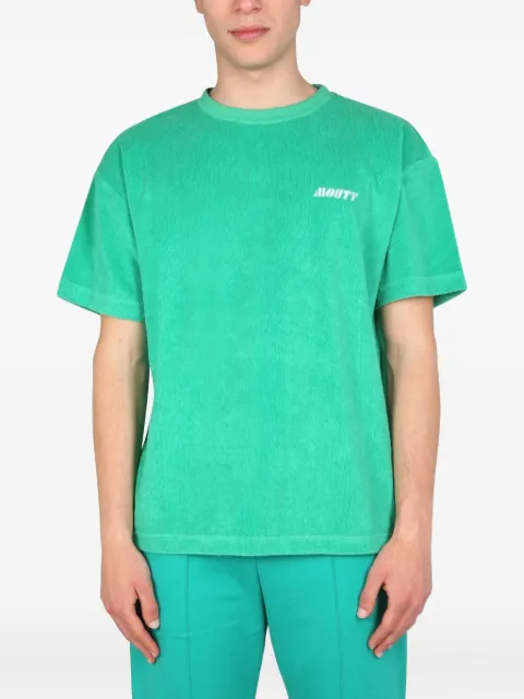 MOUTY logo-print T-shirt Green TS1SS2207