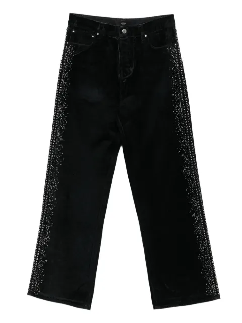 AMIRI embellished textured jeans Black AMDNGG1015