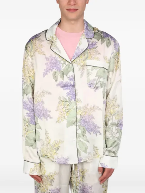 MOUTY floral-print piped shirt Neutrals CH9SS2205