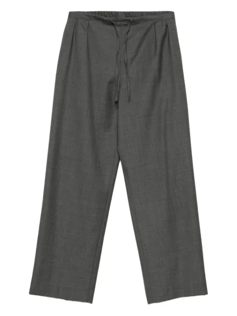 LouLou de Saison drawstring wool trousers Grey COVELDS