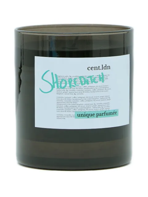 cent.ldn Shoreditch single-wick candle (300g) Black CENTLDN010