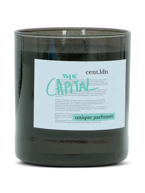 cent.ldn double-wick natural-wax candle Black CENTLDN005